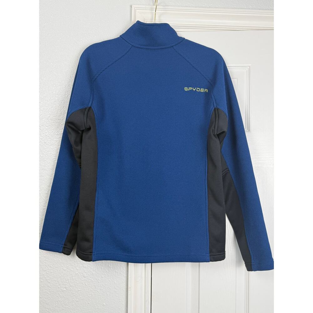 Spyder Blue 1/4 Zip Pullover Athletic Ski Fleece Womens M - Picture 3 of 9